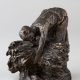 Jules Dalou (1838-1902), "La Botteleuse", bronze à patine brun nuancé, fonte Susse, haut. 10 cm, sculptures - galerie Tourbillon, Paris