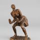Gaston Broquet (1880-1947), "Danseuse Africaine", bronze à patine marron nuancé, fonte Planquette, haut. 15 cm, sculptures - galerie Tourbillon, Paris