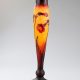 Daum, Vase à décor de Fleurs de tabac, Haut. 47,5 cm. sculptures, verreries - galerie Tourbillon, Paris