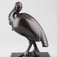 Simone Boutarel (XXe), "Dindon sauvage", Bronze à patine brune, fonte CFA Paris, haut. 24,6 cm, sculptures - galerie Tourbillon, Paris