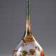Daum, Vase-bouteille à décor de Pois de senteur, Haut. 41 cm. sculptures, verreries - galerie Tourbillon, Paris