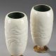 Jean Mayodon (1893-1967), Paire de vases à décor de Cervidés, Haut. 19 cm. sculptures, verreries - galerie Tourbillon, Paris