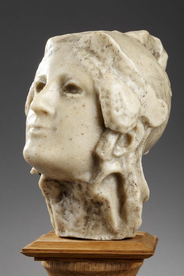 attr. à Paul-Gaston Déprez (1872-1941), "Athéna", sculpture en cire, haut. totale 30 cm, sculptures - galerie Tourbillon, Paris