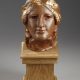 attr. à Paul-Gaston Déprez (1872-1941), "Athéna", sculpture en cire, haut. totale 29 cm, sculptures - galerie Tourbillon, Paris