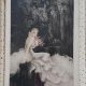 Louis Icart (1888-1950), "Orchidées", lithographie originale, dimensions encadrée 88x64 cm, galerie Tourbillon, Paris