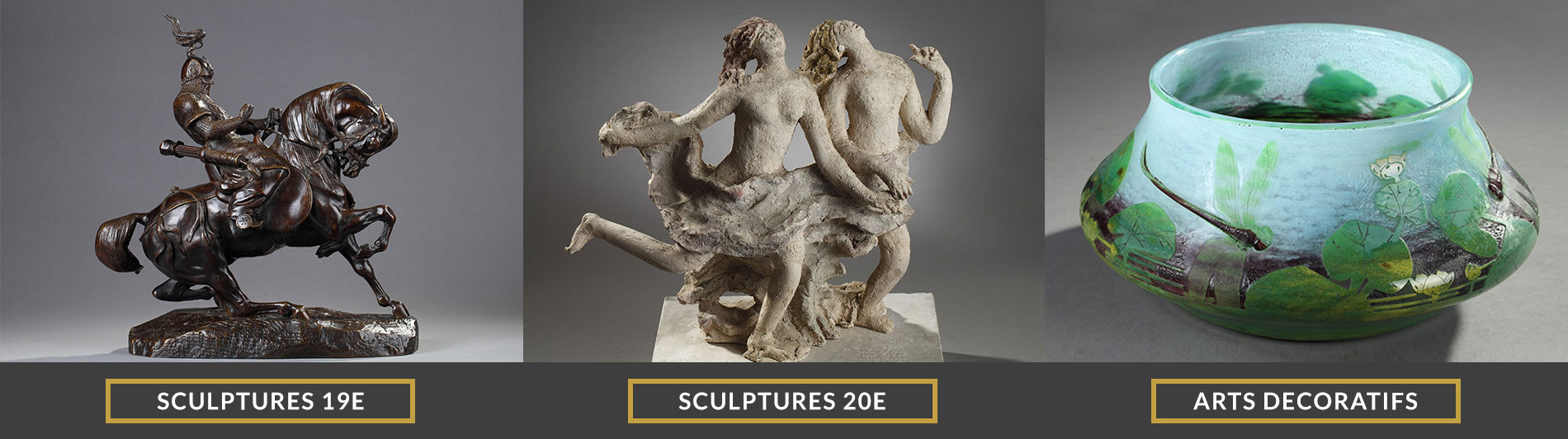 achat-vente-œuvres-arts-decoratifs-sculpture-19e-sculptures-20e