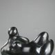 Baltasar Lobo (1910-1993), "Femme à la natte", bronze à patine vert brun foncé nuancé, fonte Susse, n°2/8, long. 21,8 cm. "Woman wearing a braid", sculptures - galerie Tourbillon, Paris