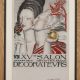 Jean Dupas (1882-1964), "XVe Salon des Artistes Décorateurs", dessin original de l'affiche du salon, dimensions du cadre 64x48 cm, galerie Tourbillon, Paris
