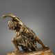 Claire-Jeanne-Roberte Colinet (1880-1950), "Danse de Carthage", bronze à patine dorée, socle en onyx, Haut. totale 54,5 cm, sculptures - galerie Tourbillon, Paris