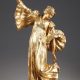 Agathon Léonard (1841-1923), "Danseuse au Cothurne", bronze à patine dorée, fonte Susse, haut. 36,5 cm, sculptures - galerie Tourbillon, Paris