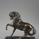 Antoine-Louis Barye (1796-1875), "Cheval turc", bronze à patine brun-vert très nuancé, fonte Barbedienne, Cachet Or, haut. 12,5 cm, sculptures - Galerie Tourbillon, Paris