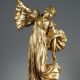 Agathon Léonard (1841-1923), "Danseuse au Cothurne", bronze à patine dorée, fonte Susse, haut. 54 cm, sculptures - galerie Tourbillon, Paris