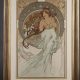 Alphonse Mucha (1860-1939), "Musique", lithographie originale, 77x55 cm, galerie Tourbillon, Paris