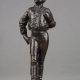 Francesco de Matteis (1852-1917), Jeune Jockey, bronze à patine brun nuancé, fonte ancienne, long. 21 cm, sculptures - Galerie Tourbillon, Paris