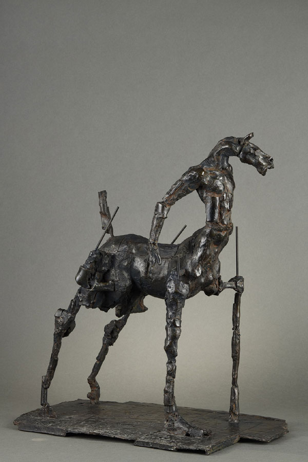 Laurent Belloni (né en 1969), Centaure, bronze à patine brun foncé nuancé, fonte Susse, haut. 45 cm, sculptures - Galerie Tourbillon, Paris