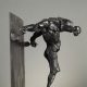 Laurent Belloni (né en 1969), Le Gardien, bronze à patine brun noir, fonte Susse, haut. 40,5 cm, sculptures - Galerie Tourbillon, Paris