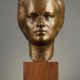 Jean Joachim (1905-1990), Portrait de femme, bronze à patine mordoré, socle en bois, fonte Godard, haut. totale 48 cm, sculptures - galerie Tourbillon, Paris