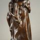 Bernhard Hoetger (1874-1949), "Le Pardon", bronze à patine brun nuancé, 1901, haut. totale 27 cm, sculptures - galerie Tourbillon, Paris