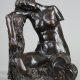 Charles Despiau (1874-1946), "La Bacchante", bronze à patine brun foncé nuancé, fonte Alexis Rudier, haut. 23 cm, sculptures - galerie Tourbillon, Paris