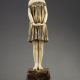 Demetre Chiparus (1886-1947), "Innocence", sculpture chryséléphantine, haut. totale 38 cm. sculptures - galerie Tourbillon, Paris