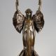 Agathon Léonard (1841-1923), "Danseuse aux Flambeaux", bronze à patine brun clair nuancé, fonte Susse, haut. 61,7 cm, sculptures - galerie Tourbillon, Paris