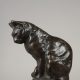 Antoine-Louis Barye (1796-1875), "Chat assis", bronze à patine brun foncé, fonte ancienne, haut. 8,9 cm, sculptures - Galerie Tourbillon, Paris