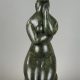 Baltasar Lobo (1910-1993), "Pensive à genoux", bronze à patine brun-vert, fonte Susse, haut. 64 cm, sculptures - galerie Tourbillon, Paris