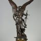 Jules Coutan (1848-1939), La Paix, bronze à patine brun foncé, fonte Thiébaut, haut. avec socle marbre 68,5 cm, sculptures - Galerie Tourbillon, Paris