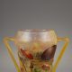 Daum, Vase à décor de Champignons, Haut. 15,3 cm. sculptures, verreries - galerie Tourbillon, Paris