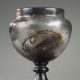 Emile Gallé (1846-1904), Vase de tristesse, verre, Haut. 10,7 cm. sculptures, verreries - galerie Tourbillon, Paris