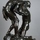 Ernest Dubois (1863-1930), Le Pardon, bronze à patine brun foncé, fonte Jollet, haut. 72 cm, sculptures - galerie Tourbillon, Paris