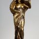 Louis-Ernest Barrias (1841-1905), "La Nature se dévoilant à la Science", bronze à triple patine, fonte Susse, haut. 24 cm, sculptures - galerie Tourbillon, Paris