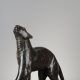 Georges Guyot (1885-1973), Panthère humant, bronze à patine brun-vert foncé nuancé, long. 50 cm, sculptures - galerie Tourbillon, Paris