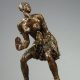 Gaston Broquet (1880-1947), Danseuse Africaine, bronze à patine mordoré , fonte Planquette, haut. 15 cm, sculptures - galerie Tourbillon, Paris