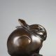 Edouard Marcel Sandoz (1881-1971), "Lapin en boule sur socle", bronze à patine brun nuancé, fonte Susse, haut. 11 cm, sculptures - galerie Tourbillon, Paris