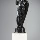 Pierre-Marie Poisson (1876-1953), La Comédie, bronze à patine brun noir, fonte Valsuani, haut. avec socle 39 cm, sculptures - Galerie Tourbillon, Paris